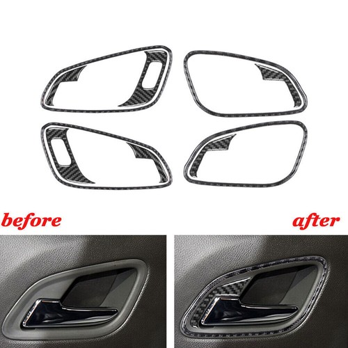 Carbon Fiber Interior Door Handle Trim Cover For Colorado GMC Canyon 2015-2022 - Bild 2 von 9