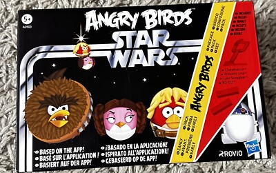 Hasbro Star Wars Angry Birds Pack A2503 Neu 2012 R2-D2 Chewbacca Leia Skywal