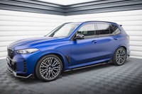 Cup Seitenschweller Ansatz Schwarz FüR BMW X5 M-Paket G05 Facelift Schweller