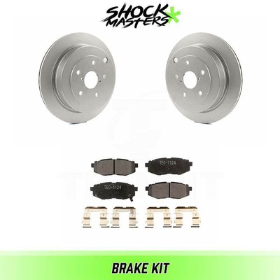 Rear Ceramic Brake Pad & Coated Rotor Kit for 2006-2007 Subaru B9 Tribeca
