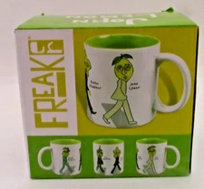 Freaker John Lemon Mug USA Hot/Cold New in Box Beatles Funny Produce Names