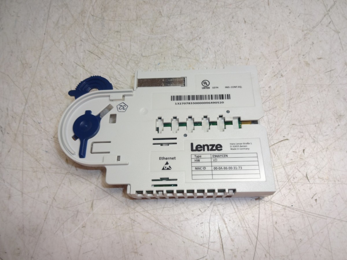 Lenze E94AYCEN Ethernet Module Extension Servo Drive 9400 | eBay