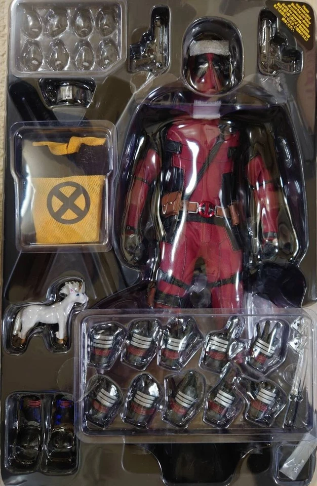 Фигурка Дэдпула в масштабе 2 1/6 Hot Toys Movie Masterpiece из Японии - Изображение 2 из 4