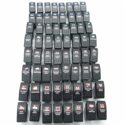 12/24V Auto Boot ARB Carling LED Beleuchtet Ruecklicht Wippschalter SPST EIN-AUS