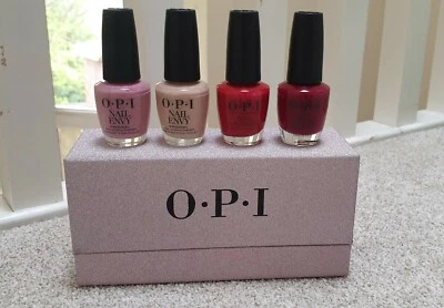 OPI 4 Stück Full Size 2x Envy 2x Lack mit schimmernder Präsentationsbox UVP70€ - Bild 1 von 4
