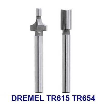 Dremel Trio Router Bits Tr615 Roundover And Tr654 3 16 Shank Straight Tr670 Ebay