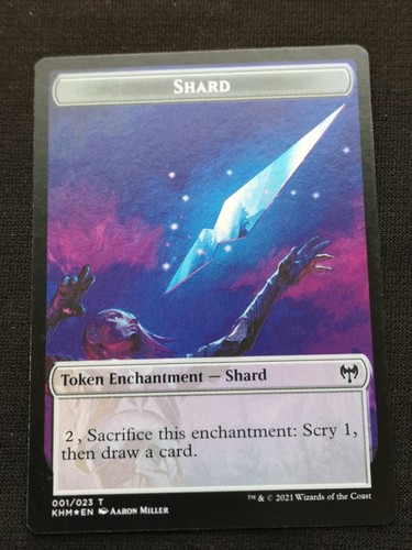 Shard / Human Warrior Token- Foil - Kaldheim - NM - 001/003 - Picture 1 of 2