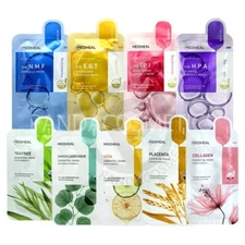 [MEDIHEAL] Ampoule & Esssential Mask 1ea/Teatree/Madecassoside/Vita/NMF/EGT/HP