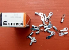 Box/50 Thomas & Betts Sta-Kon C10-6 Ring Connector 12-10 AWG Size #6 Bolt