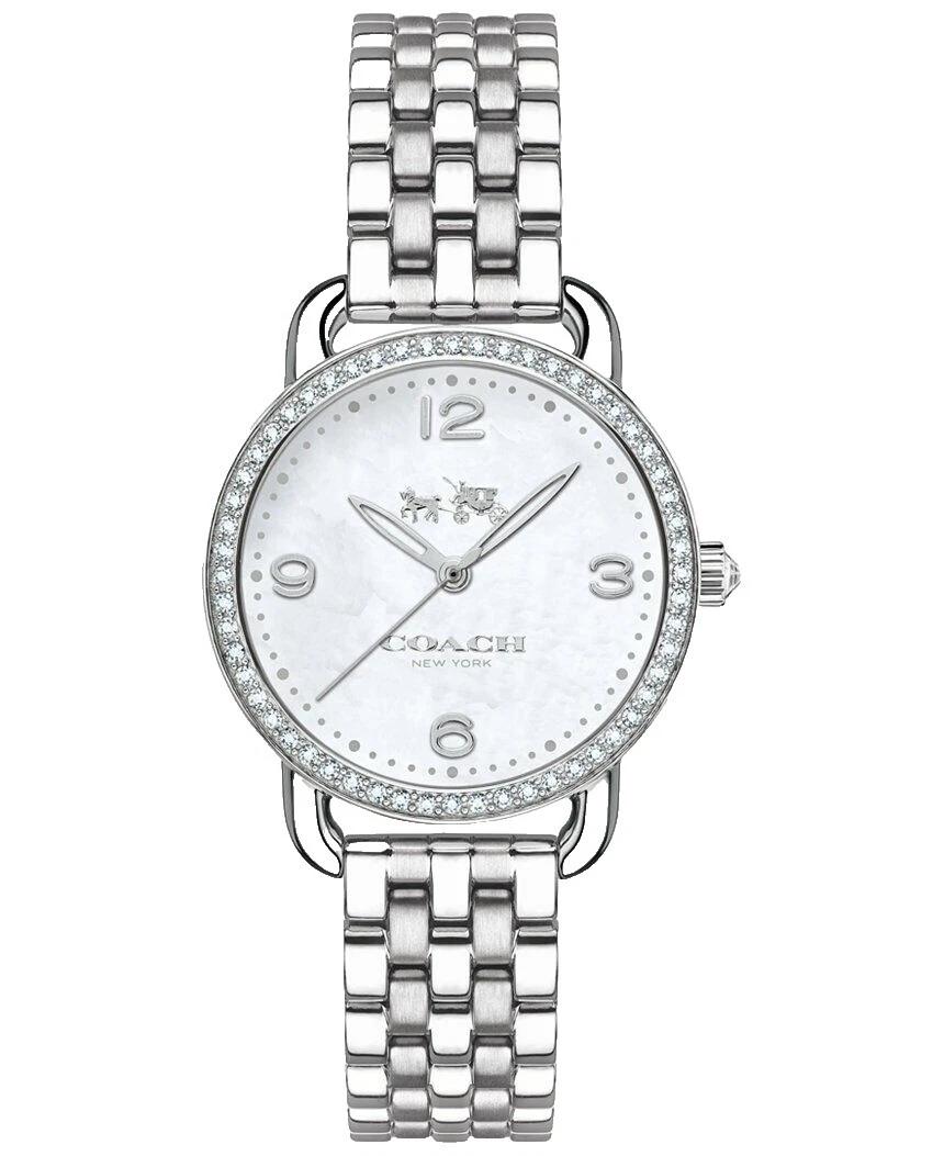 Coach Silver Silver Case Wristwatches