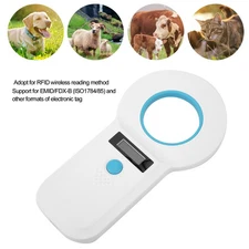 Animal Tag Reader Pet Microchip Scanner For 34.2Khz/125Khz Rechargeable