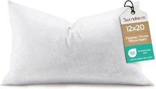 12x20 Feather Lumbar Pillow Insert, Decorative Throw Pillow Insert for Covers...