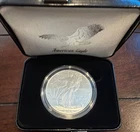 2024 W American Silver Eagle Uncirculated Bullion Burnished OGP COA