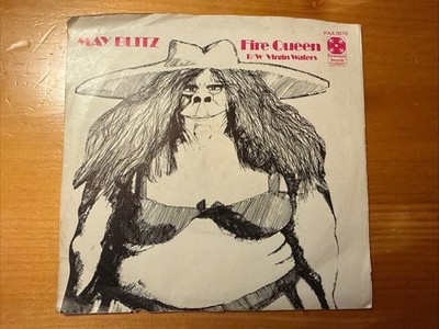 May Blitz    Fire Queen 1971 Paramount PAA-0075 Promo 45 SLEEVE ONLY VG+ Vinyl