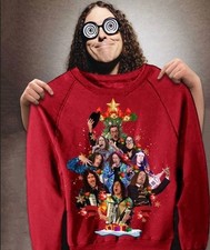 Hot Rare Weird Al Yankovic Christmas Tree Red Gift Xmas S to 5XL SN331 Sweater