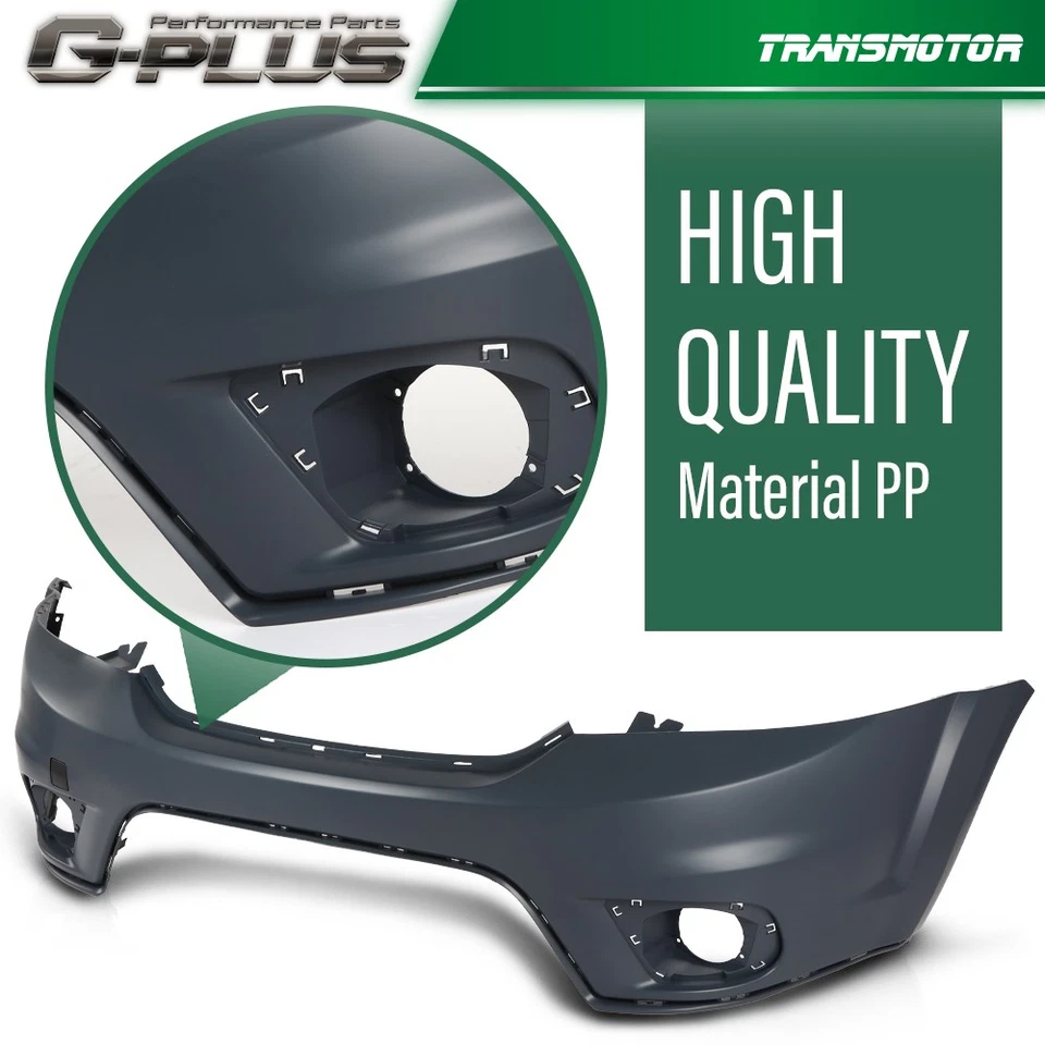 Крышка переднего бампера с отверстиями для противотуманных фар подходит для Dodge Journey Sport 2011 2012-2018 годов выпуска - Изображение 4 из 4