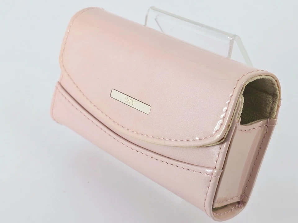 🌸[COMO NUEVO] Estuche para cámara de cuero rosa puro Canon IXY-370A para IXY 10S de Japón Foto 3 de 4