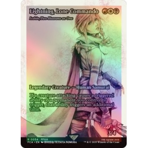 MTG FF 孤高の戦士　ライトニング foil Foil Lightning, Lone Commando (isshin, Two Heavens As One