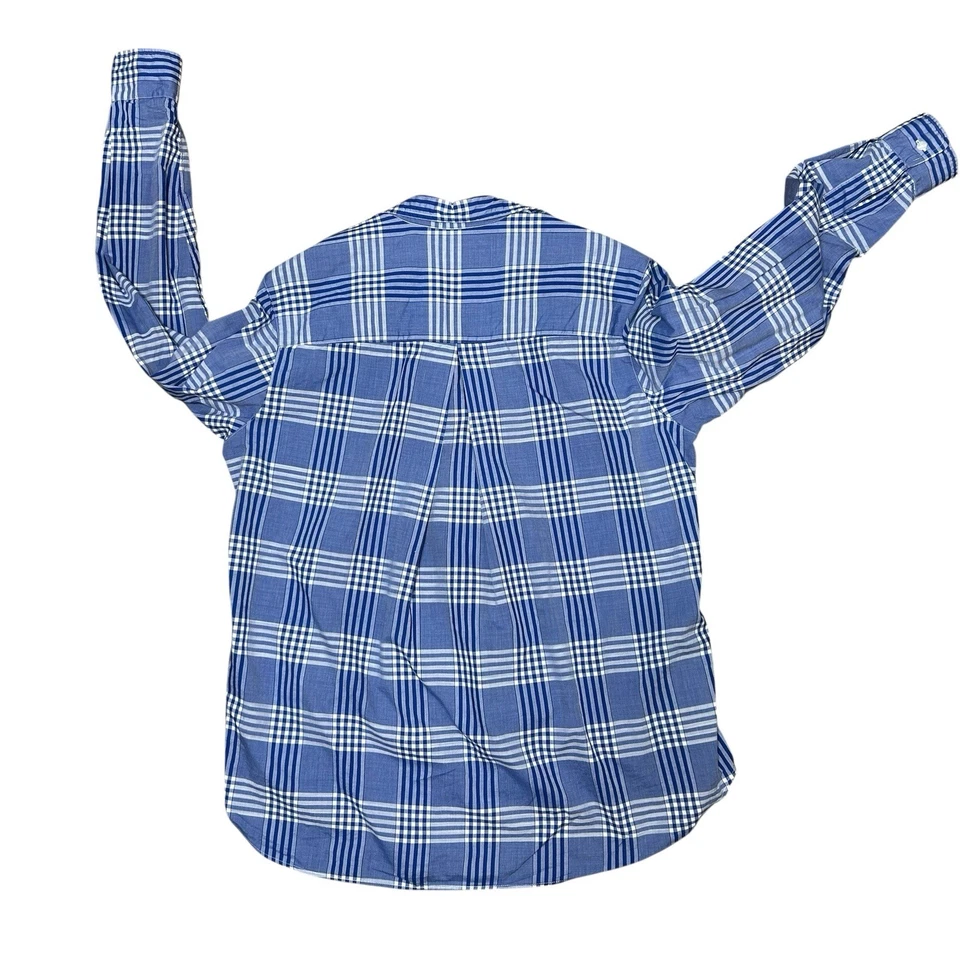 Frank & Eileen Grayson синий клетку герой длинным рукавом рубашка на пуговицах размер 3 средний - Изображение 3 из 4