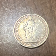 1906-B Switzerland - 1/2 Franc - 83.5% Silver Low Mintage of 1,000,000