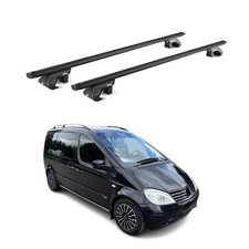 Dachtr&auml;ger f&uuml;r Mercedes Vaneo W414 2002-2005 5 t&uuml;r 90kg Alu Schwarz 2x ABE
