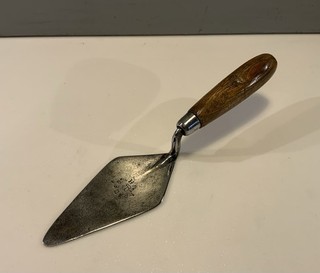 VINTAGE BRADES W.H.S. 5” INCH BRICKLAYERS POINTING TROWEL WITH ASH HANDLE