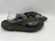 Men's OOFOS  Size 12 - Original Recovery Thong Flip Flop Sandals Forest Green