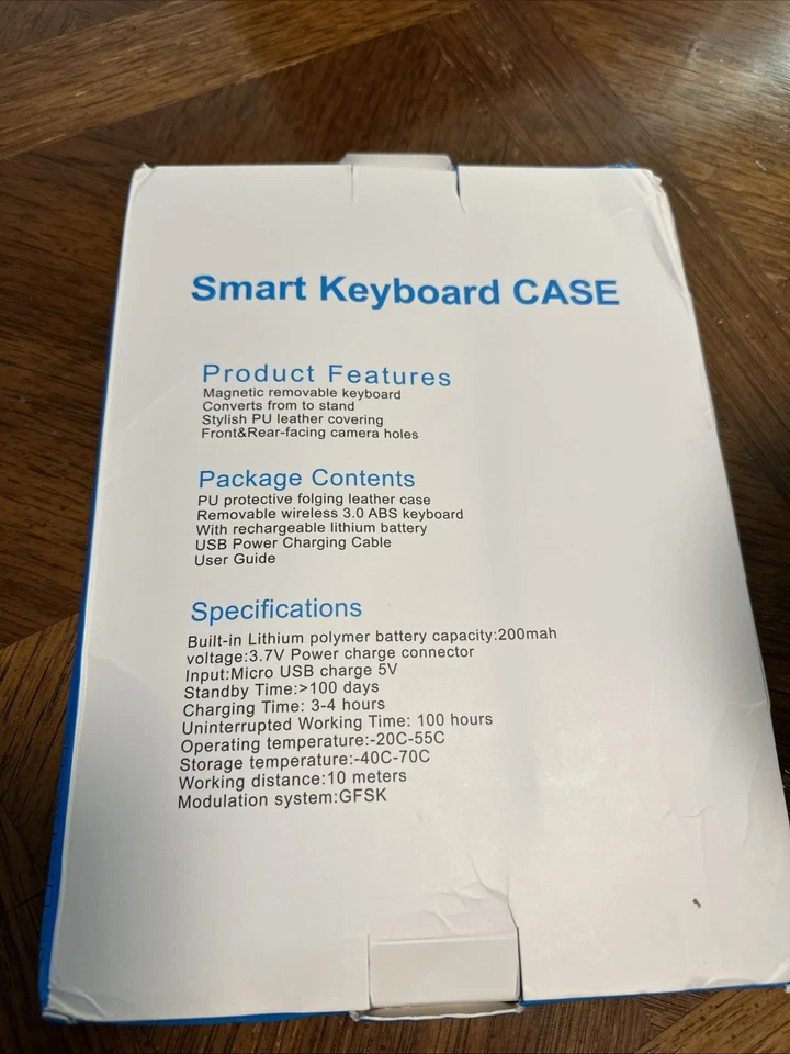 MAGNETIC REMOVABLE BLUETOOTH KEYBOARD WITH CASE FOR APPLE IPAD - Image 2 of 3