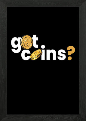 Got Coins Gerahmtes Wandbild Poster Leinwanddruck Bild