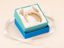 4- Jewelry Gift Boxes Blue Bracelet Boxes Watch Boxes Aqua Blue Bangle Boxes