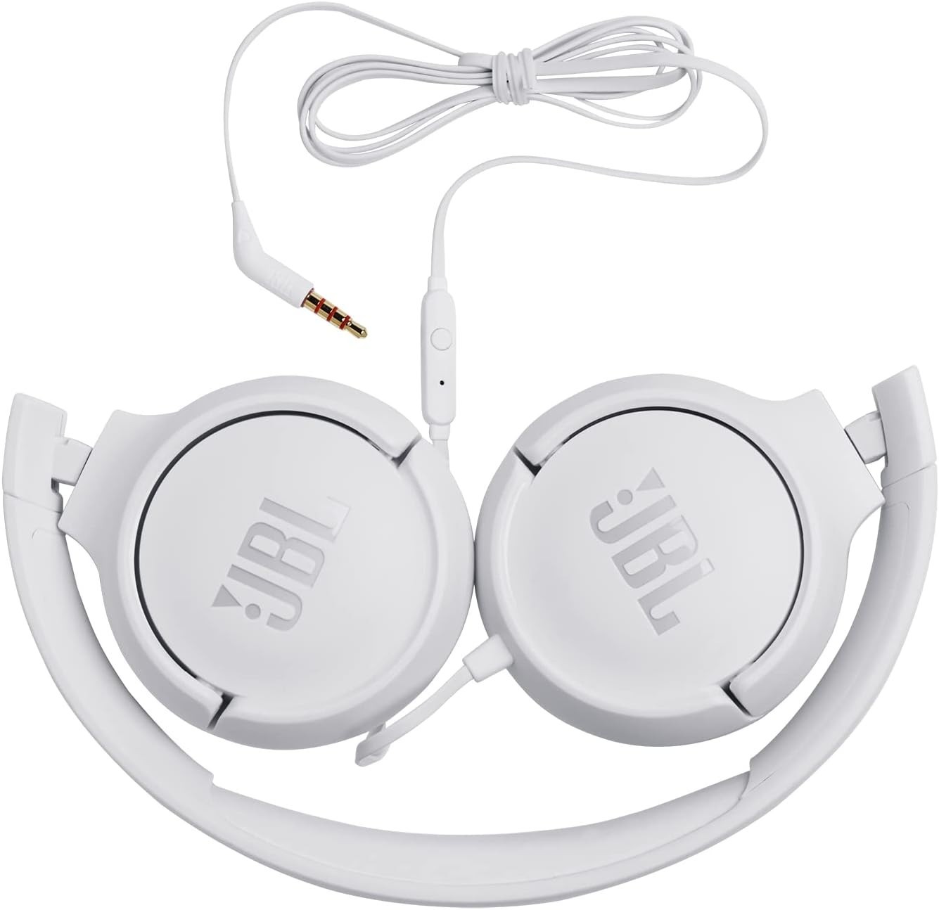 JBL Tune 500 On-Ear Lightweight Foldable Headphones with Pure Bass Sound (Wired)