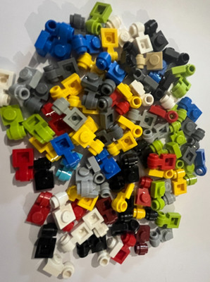 Lego 1x1 Platte mit Schlaufenclip, Farbe wählbar, Menge 8 Stück. 4081