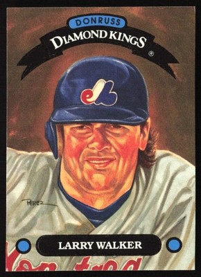 1993 Donruss Diamond Kings Larry Walker #DK-6 GS1