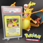 🔥L👀K🔥⚜️VINTAGE⚜️💍PSA9💍2000 POKEMON BIRTHDAY PIKACHU 24/53✨HOLO🥩BLACK☆PROMO