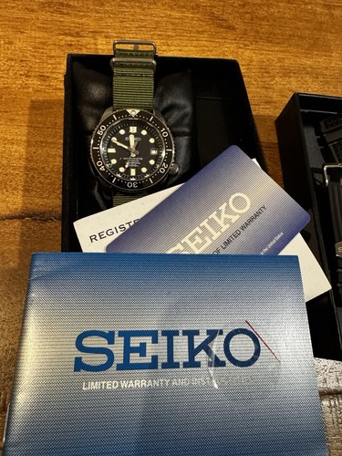 Seiko Prospex Marine Master SBDX017/8L35-00K0 44mm SS Black Dial Watch