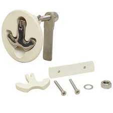 Taco Boat T Handle Latch F42-2500WHSS | Non Locking 2 Inch White Nylon