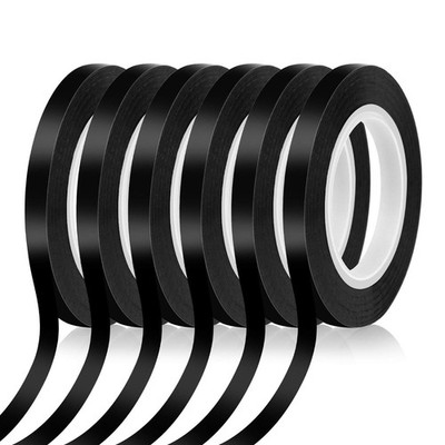 6 Rolls 1/4'' Pinstripe Tape for Whiteboards, Chart & Graphic Marking