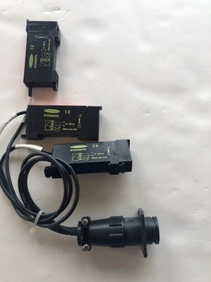 BANNER ENGINEERING SENSOR D12SN6FPH FIBER OPTIC 10-30VDC NPN D12 SERIES SET OF 3