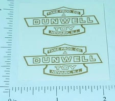Pair Dunwell Fame Logo Replacement Door Stickers DW-009