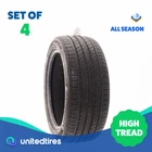 Set of (4) Used 255/45R19 Continental ProContact RX ContiSilent T3 104W - 8/32
