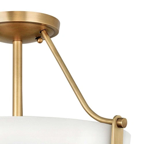 Hinkley Lighting 3220 Hathaway 3 Light 16"W Semi-Flush Bowl - Brass - Picture 7 of 9