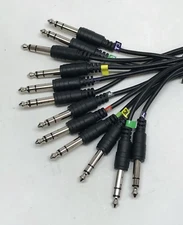 12 Cable Harness Snake Cables for Roland Alesis Drum Modules