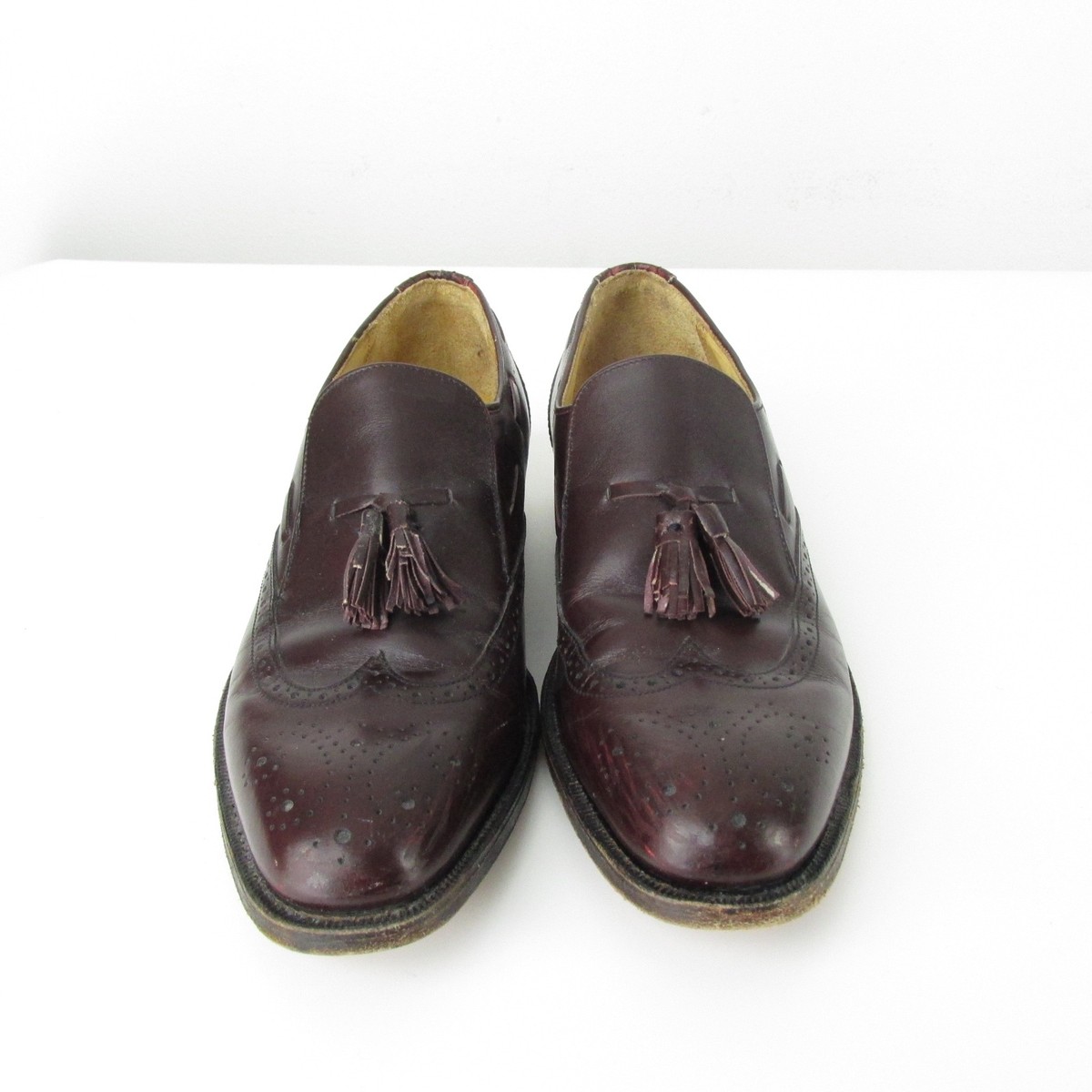 HANOVER Masterflex Cordovan Leather Tassel Wingtip Loafer 