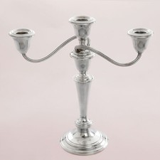 3-armiger Kerzenleuchter Gorham USA 925er Silber
