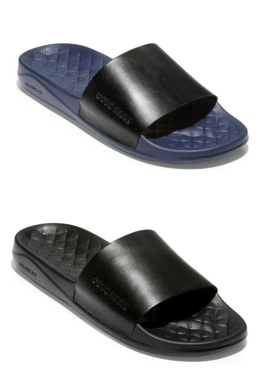 Men Cole Haan Grandpro Slides Sandals leather C30550 C30548