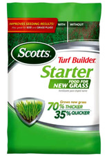 Scotts Turf Builder STarter Food For New Grass Covers 5,000 sq. ft. - 15 lbs. 3.33 per gallon