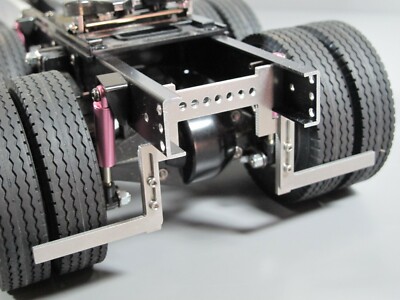 2x Aluminum Fender Frame Mount Bracket Tamiya 1/14 Semi King Knight Grand Hauler