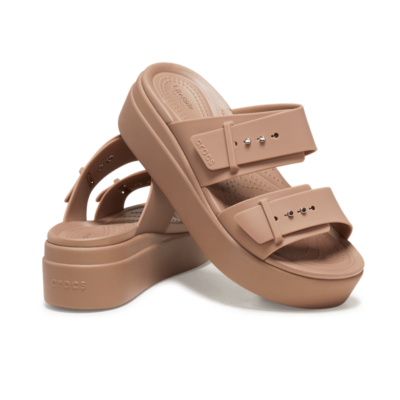 NEW CROCS BROOKLYN BUCKLE 207431 207431-260 Latte | eBay