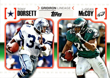 2010 Topps #GL-DM Tony Dorsett / LeSean McCoy Gridiron Lineage