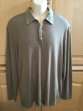 Perry Ellis Lightweight Pullover Collared Sweater Size Large